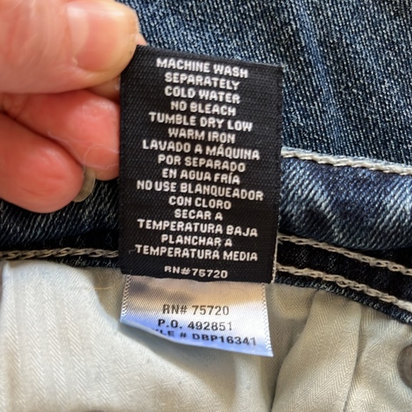 BKE Jake Straight Denim Blue Jeans 29x30 - Picture 10 of 12